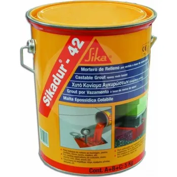 Průmyslové lepidlo 3-komponentní zálivková malta na bázi epoxidu Sikadur-42 HE 144kg