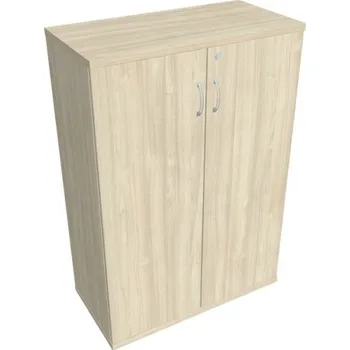 Kancelářský vozík HOBIS kancelářská policová skříň - SZ 3 80 01, zámek Huwill, akát + doprava zdarma