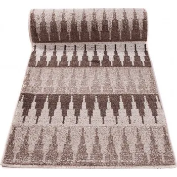 Koberec Makro Abra Běhoun SARI H078A béžový Šíře: 100cm