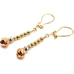 Visací náušnice v provedení tri-color