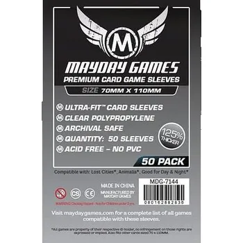 Příslušenství k deskovým hrám Obaly na karty 70 x 110 mm (Mayday Premium)