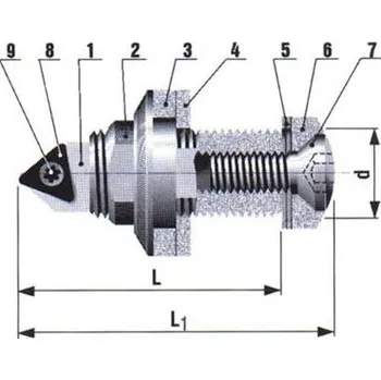 Příslušenství k frézce Nožová jednotka šikmá (VDSK) - 242421 10 - 38