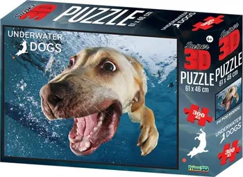 Puzzle Prime 3D Pes pod vodou 3D 300 dílků