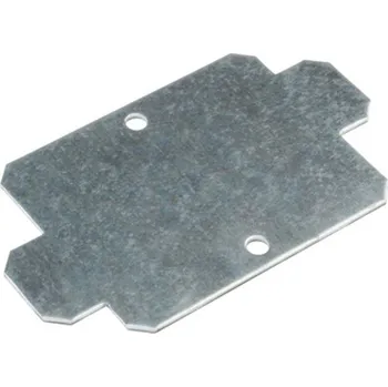 Stavebniny Weidmüller MOPL K4 STAHL montážní deska (d x š) 68 mm x 116 mm ocelový plech stříbrná 1 ks