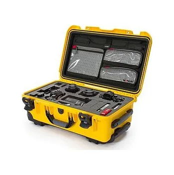 NANUK - Odolný kufr 935 pro 2 fotoaparáty s organizérem do víka - žlutý - vhodný pro IZS