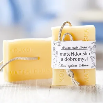 Mýdlo Přírodní mýdlo Koukol MATEŘÍDOUŠKA a DOBROMYSL 80g
