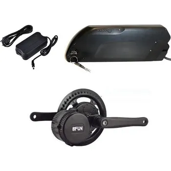 sada pohonu pro kolo Kit 8FUN 250W středový + 11,6 Ah aku do rámu (BBS01 Bafang/8FUN)