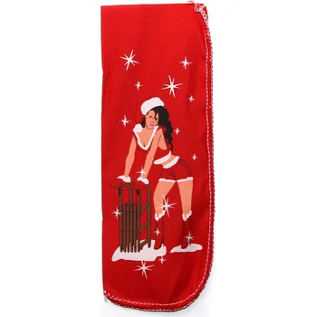 Vánoční dekorace Vánoční víla - textilní střívko