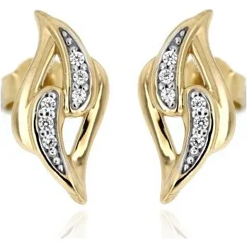 Náušnice Zlatnictví U Kostela Zlaté náušnice lístečky 897 484517250