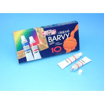 Olejová barva Olejová barva, 16 ml, kadmium oranžová