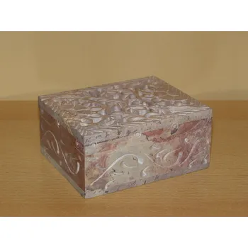 Šperkovnice Šperkovnice vyřezávaná - mastek obdélník s26