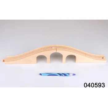 Vláček a vláčkodráha DŘEVĚNÉ KOLEJE - most oblý