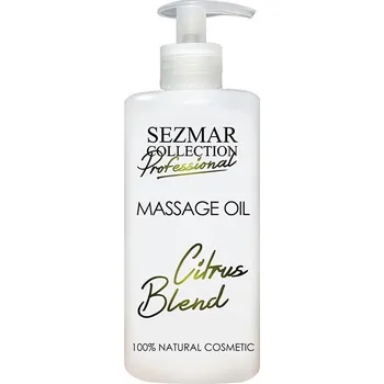 Masážní přípravek Sezmar Professional Přírodní masážní olej citrusová směs 500 ml