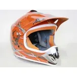 Moto helma Nitro oranžová M