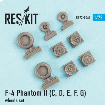 Plastikový model Reskit 1/72 F-4 Phatnom II (C,D,E,F,G) wheels set...