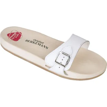 Dámské pantofle ORIGINAL SANDAL dřeváky unisex bílé 00100-100 Berkemann Velikost: 38 (5)