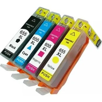 Kompatibilní cartridge s HP 655XL Bk+C+M+Y multipack