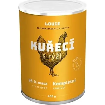 Krmivo pro psa Louie kuřecí s rýží 400 g