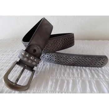 Opasek Opasek s aplikací šedý (Pásek šedý dámský)