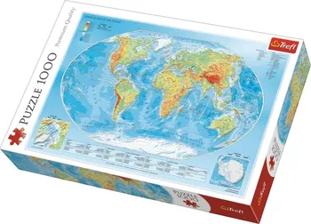 Puzzle Trefl Zeměpisná mapa 1000 dílků
