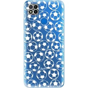 Pouzdro na mobilní telefon Odolné silikonové pouzdro iSaprio - Football pattern - white - Xiaomi Redmi 9C
