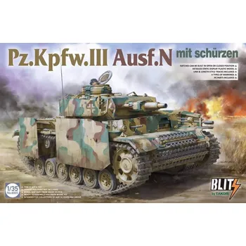 Plastikový model Takom 1/35 Pz.Kpfw.III Ausf.N mit Schürzen