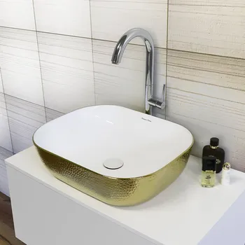 Umyvadlo Aquatek AURUS keramické umyvadlo 51,5x41x14,5cm