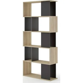 Knihovna Falco Regál Penta 735 dub sonoma/černá