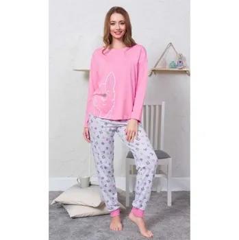 Dámské pyžamo Dámské pyžamo dlouhé Sabina S - vyrobeno v EU