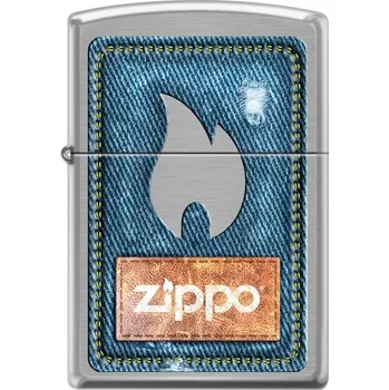 Zapalovač Denim Zippo and Flame