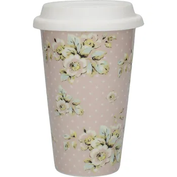 Termohrnek Creative Tops Pink Cottage Flower MGR2474 350 ml