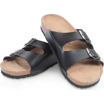 Pánské pantofle Fit Walk Pánské korkové pantofle černé 44