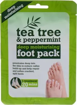 Kosmetika na nohy Xpel Tea Tree & Peppermint Deep Moisturising Foot Pack krém na nohy