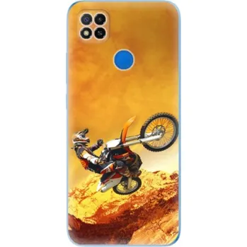 Telefonní příslušenství Odolné silikonové pouzdro iSaprio - Motocross - Xiaomi Redmi 9C