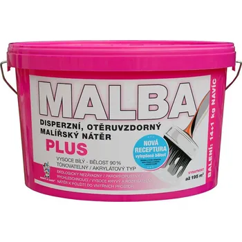 barva na zeď Malba Plus 14kg+1kg