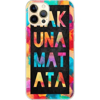 Pouzdro na mobilní telefon Odolné silikonové pouzdro iSaprio - Hakuna Matata 01 - iPhone 12 Pro