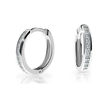 Náušnice Cutie Jewellery Dětské náušnice z bílého zlata C3343B-White