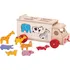 Bigjigs Toys BJ300 dřevěné auto se zvířátky
