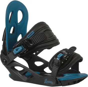 Vázání na snowboard Gravity G1 Jr black/blue - M 37-38