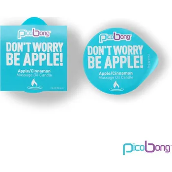 Erotický masážní přípravek Svíčka masážní PicoBong Apple & Cinnamon 15 ml - s kupónem KUP15 cena 91 Kč + extra diskrétní expedice