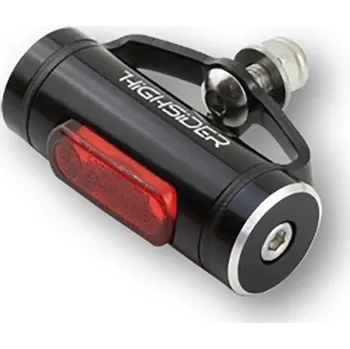 Osvětlení pro motocykl HIGHSIDER - Německo Led zadní a brzdové světlo Highsider Conero T1 provedení: červené sklo