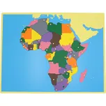 Moyo Montessori Mapa Afriky 58 x 46 cm