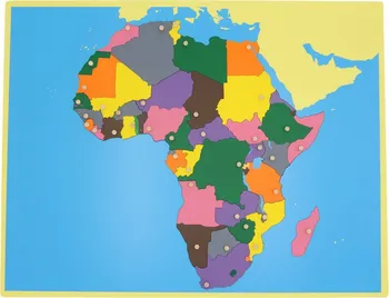 Moyo Montessori Mapa Afriky 58 x 46 cm