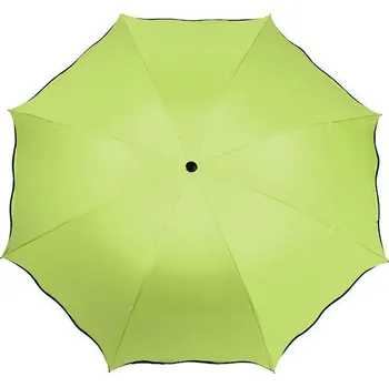 Deštník Dámský skládací deštník kouzelný, barva 3 zelená sv.