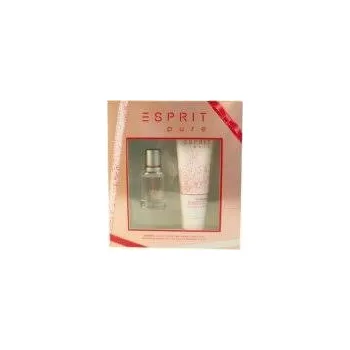 Kosmetická sada Esprit Pure For Women toaletní voda 15 ml + sprchový gel 75 ml dárková sada dámská