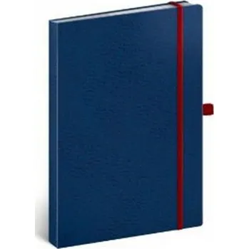 Zápisník Presco Group Vivella Classic A5 tečkovaný, modrý/červený