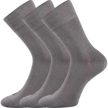 Pánské oblečení Bambusové ponožky 3 kusy v balení Lonka Deli světle šedá Velikost: 35-38