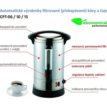 Kávovar Masoprofit Varný izolovaný termos na kávu CPT-10