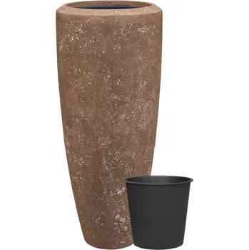 Květináč Polystone Rock Plain Partner Premium 37x90cm + doprava zdarma