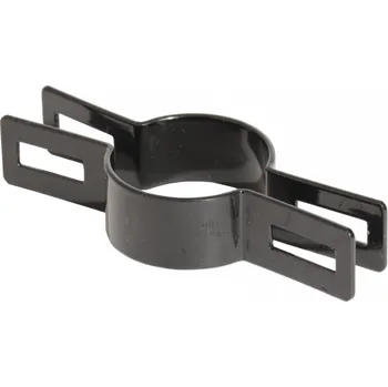 Příslušenství pro plot Objímka plotového panelu pro sloupek 48 mm, průběžná, černá